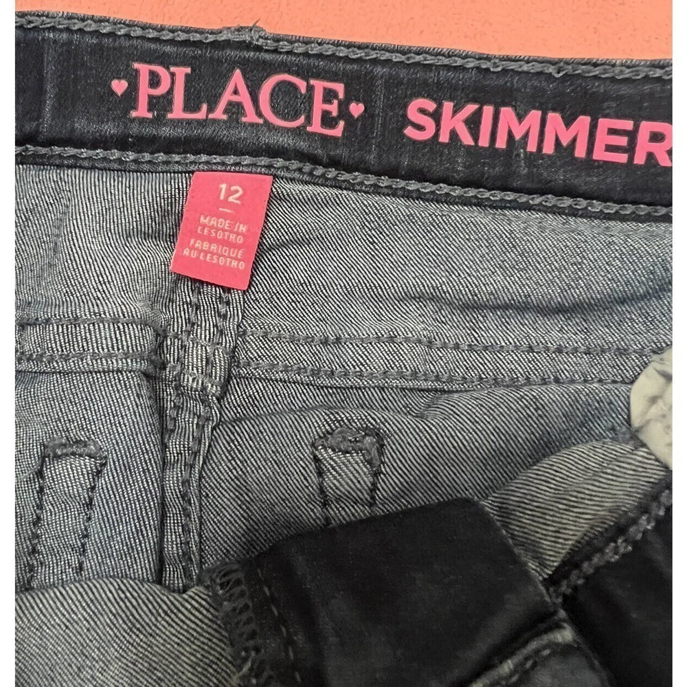 girls‎ children’s place skimmer Blue Jean shorts Size 12 - Picture 7 of 7